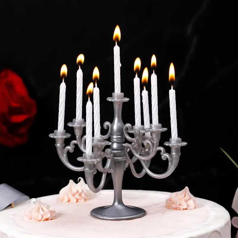 

Silver/Gold/Bronze/Black Metal Pillar Candle Holders Candlestick Wedding Decoration Stand Home Decor Candle Lantern