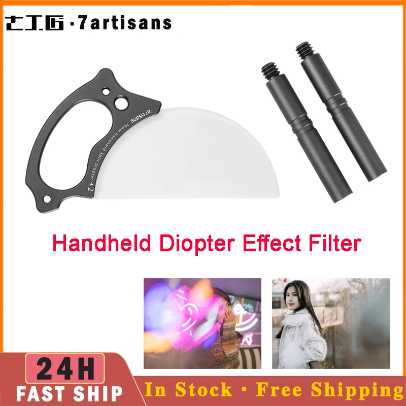 7 Artigiani 35-105Mm Filtro Diottrico Per Fotocamera Rotante Prisma In Vetro Ottico Accessori Fotografici Ad Effetto Speciale Per Fuji Xe1/Xt3