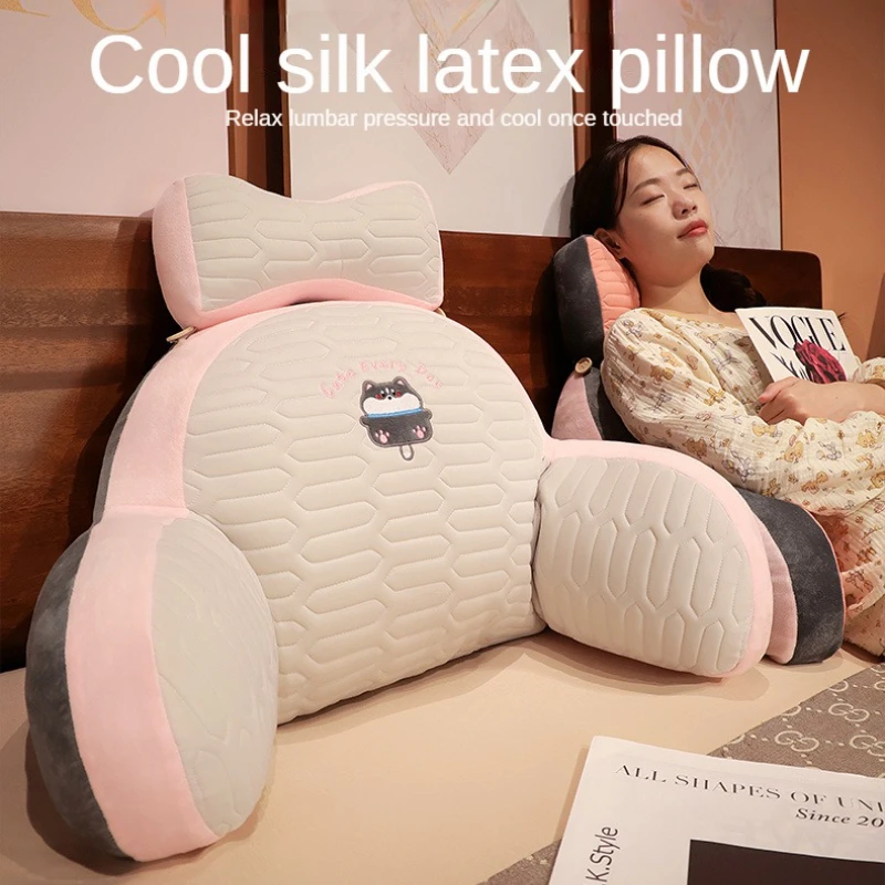

New Cute Cartoon Multifunctional Bedhead Cushion, Tatami Mattress, Soft Bag Cushion, Sofa Cushion, Huge Backrest Cushion