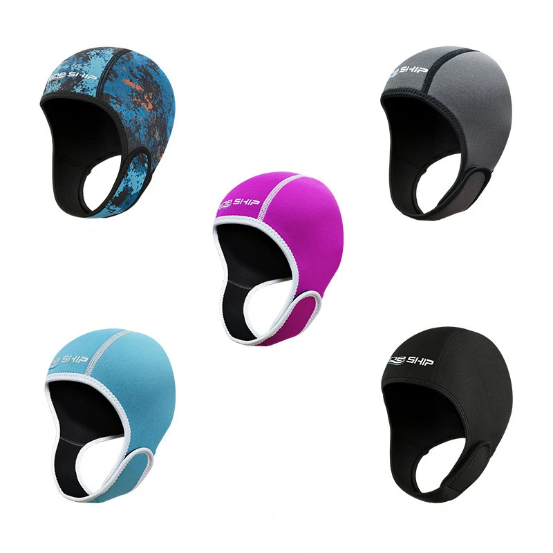 

Swimming Cap Neoprene Diving Hat Surfing Cold-Proof Wetsuits Head Cover Sunscreen Hat for Men Women Underwater Swimming Kayak