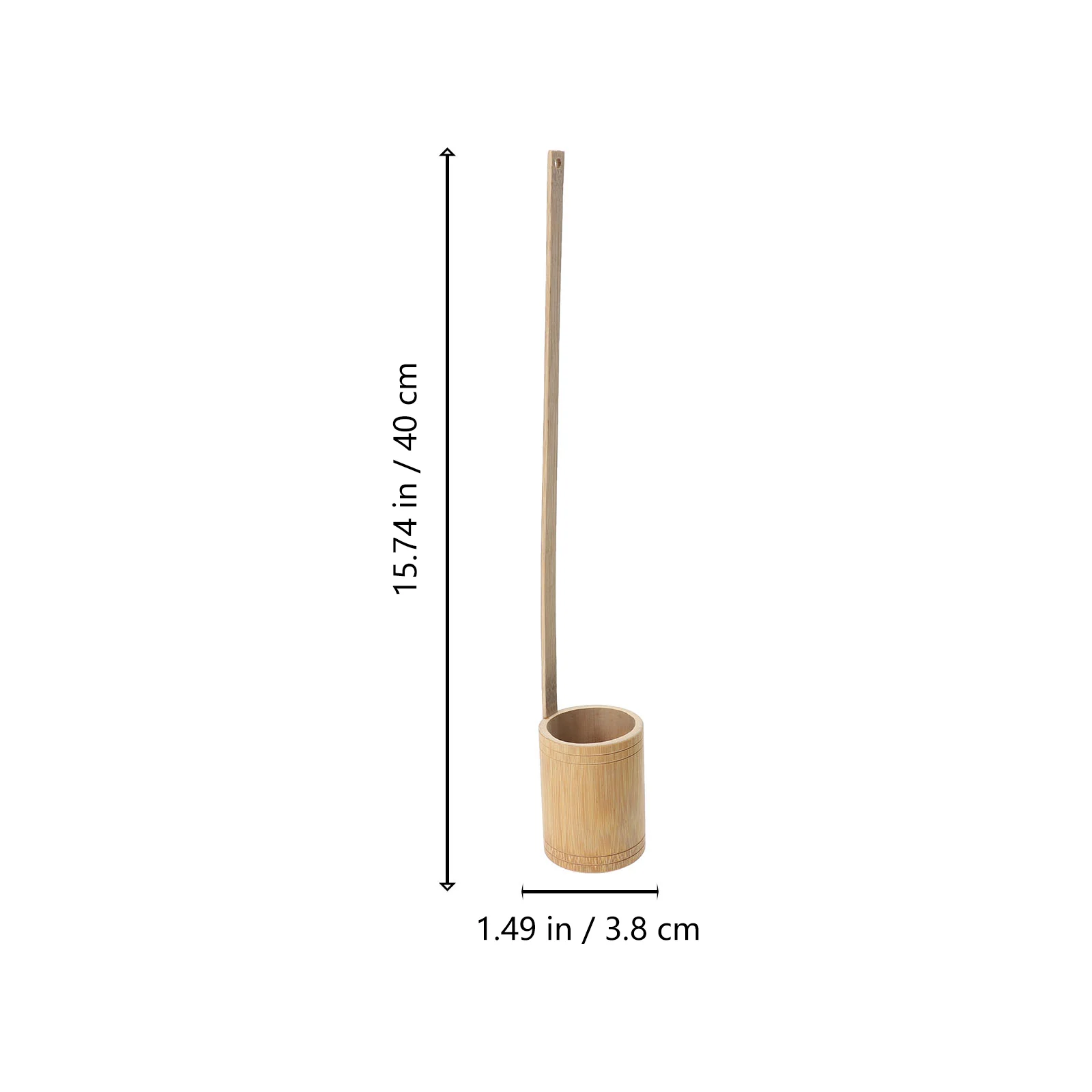 Bamboo Ladle Spoons Water Long Handle Ladle Tea Ceremony Handled for Scoop Bamboo Dipper Accessory Supplies