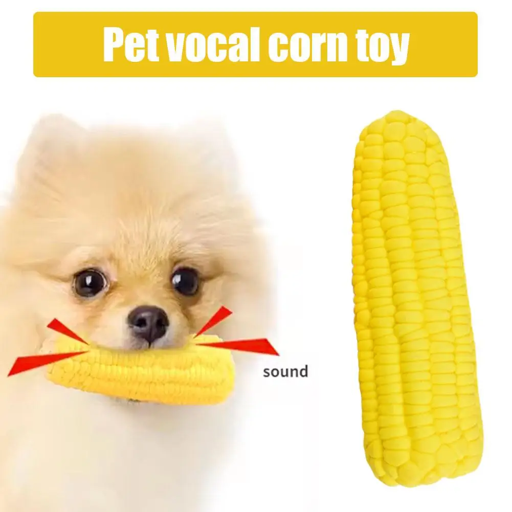 

Pet Dog Toys Corn Shaped Molars Bite Resistant Cleaning Toys Treat Teeth Sniffing Puzzle Iq Toy Vocal Corn Toy X7u0