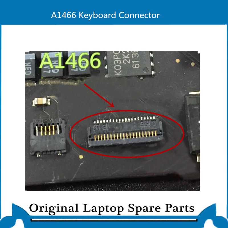 

Оригинальный соединитель клавиатуры для Macbook Air A1466 припаянный на материнской плате 2012-2017