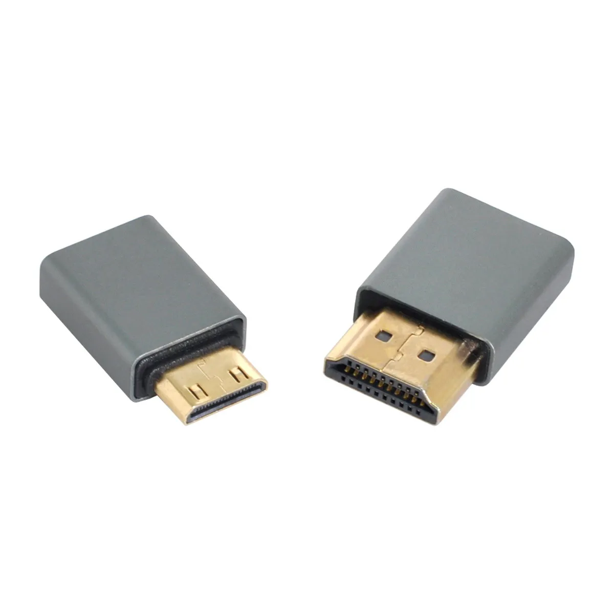 

CYSM Compatible Micro HDTV Female to Mini Male & HDTV 1.4 Male Adapter 4K@60hz 2pcs/set