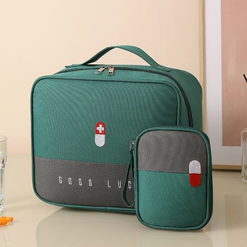 Sacs à médicaments portables, kits de santé d'urgence pour l'école, équipement obligatoire pour les étudiants se retour à l'école et sacs de rangement pour