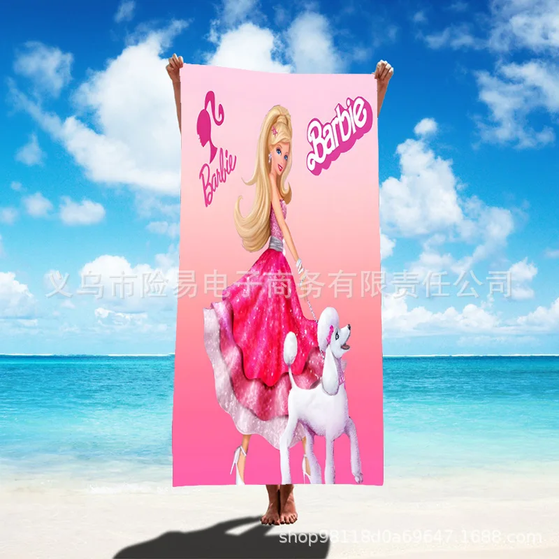 MINISO Barbie The Movie Two-dimensional Bath Towel Printed