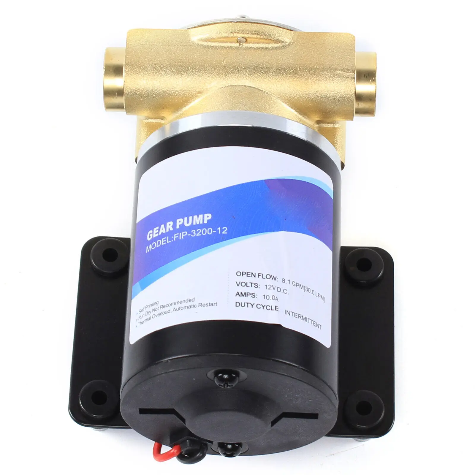 Wasserpumpe 12V 20 PSI Bilgenpumpe Selbstansaugende Deckwaschpumpe 30L/min – Detail 8