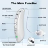 Rechargeable Hearing Aids Digital  Hearing Aid Adjustable Tone Sound Amplifier Portable Deaf Elderly digital Hearing Aid 2