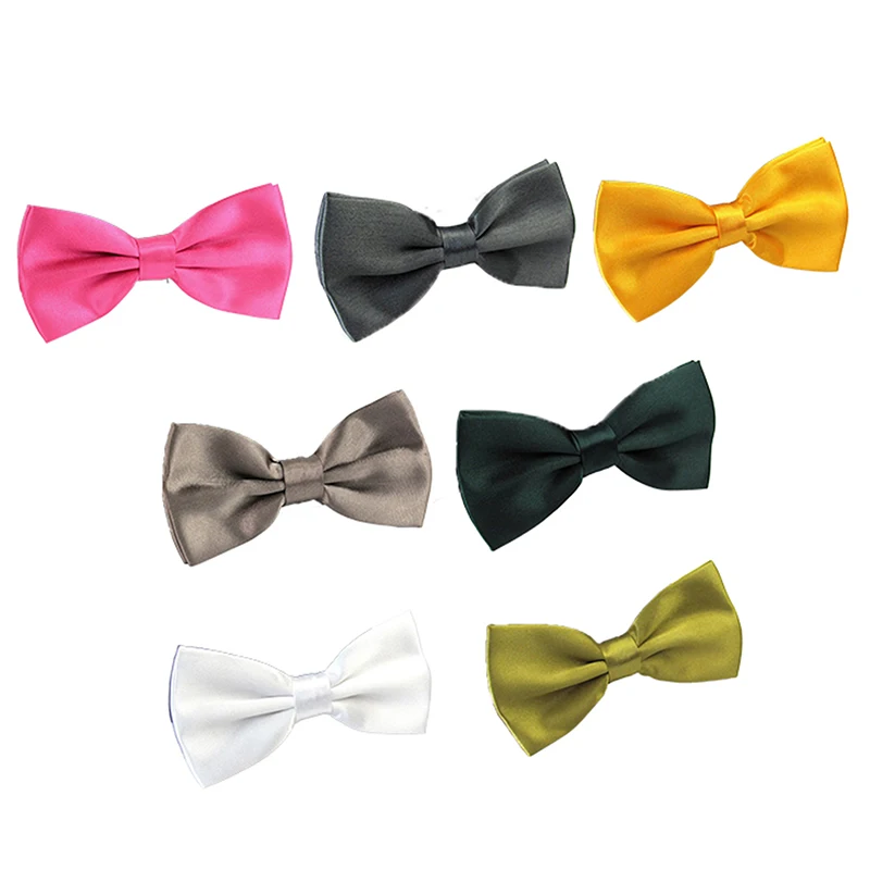 

1PC Candy Color Bow Tie Shirts Bowtie For Men Solid Bow Ties Butterfly Suits Bowties Business Wedding Adult Bowknot