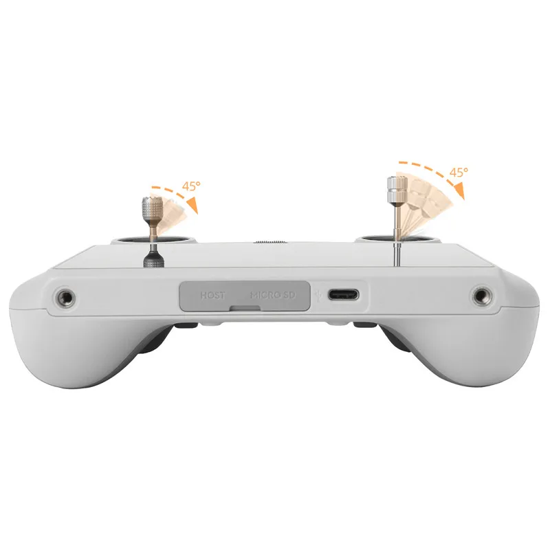 Joysticks étendus en aluminium CNC pour DJI RC Mini 3 Pro, texture et finition détaillées