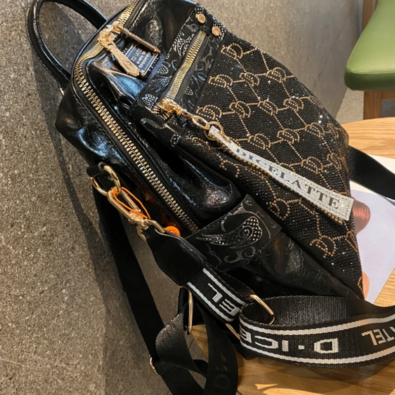 Real Leather Women\'s Backpack Shoulder Bags for Women Fancy Frills Female Back Pack  Sac à dos Cute Women Mochilas Para Mujer