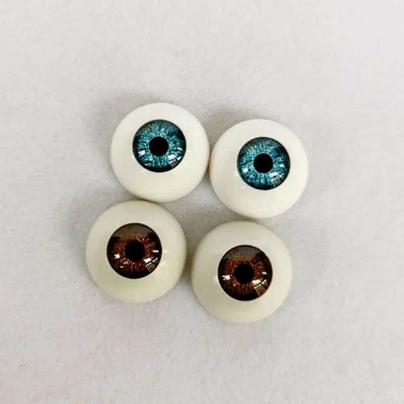 Doll Eyes Adollya Doll Accessories 3D Eyeballs Blue Green Brown 10mm 14mm 16mm Color Iris Eyes For Doll Suitable for 1/6 1/4 1/3 BJD Dolls