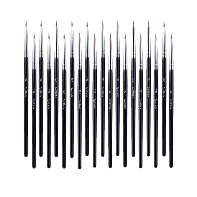 Pcs Brow Contour Makeup Brushes Eyebrow Eyeliner Brush Professional Super Thin Angled Liner Eye Brush Make Up Tools