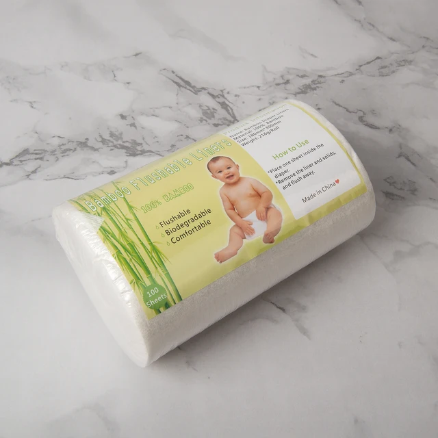 Pannolini Usa E Getta Bambini 100 Pezzi - Biodegradabili E Lavabili - Morbidi E Assorbenti