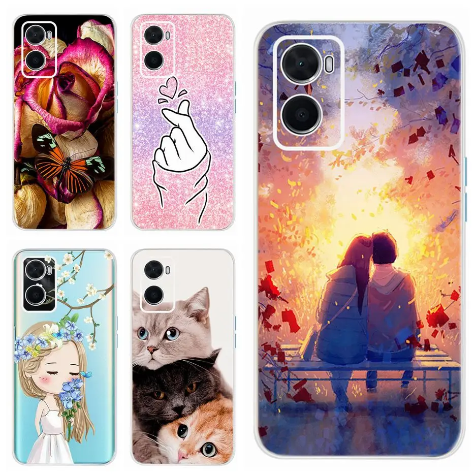 Per Oppo A36 A76 A96 Custodia Carina Stampa 3D Cover Posteriore Custodia Morbida In Silicone Per Oppo A76 A 36 76 96 Oppoa76 Tpu Fundas Bumper