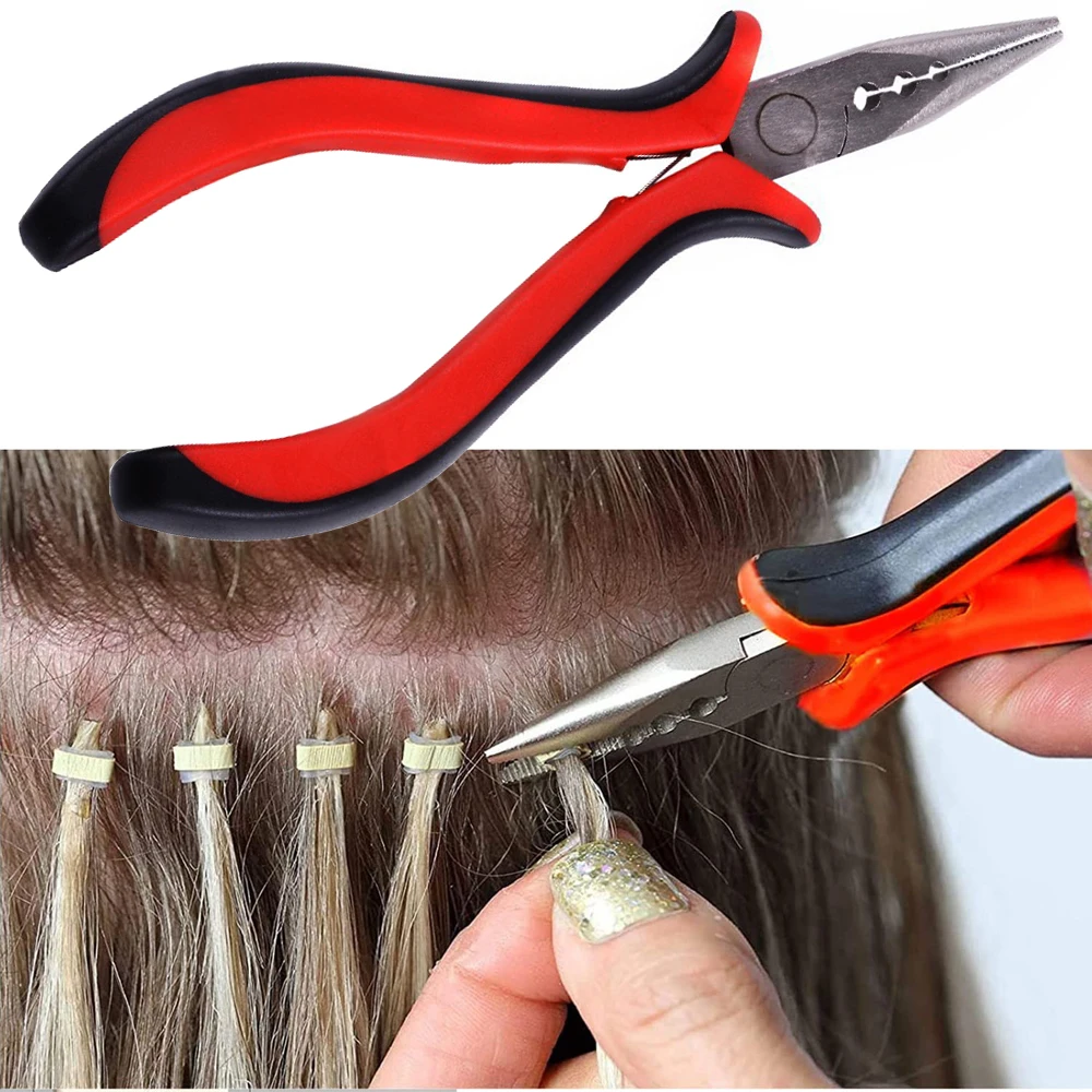 BendTipPlierDIYHairExtensionToolClipPlierforMicroRingsLinks
