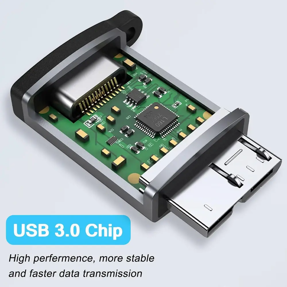 Universal Micro B to Type-C USB 3.0 Adapter