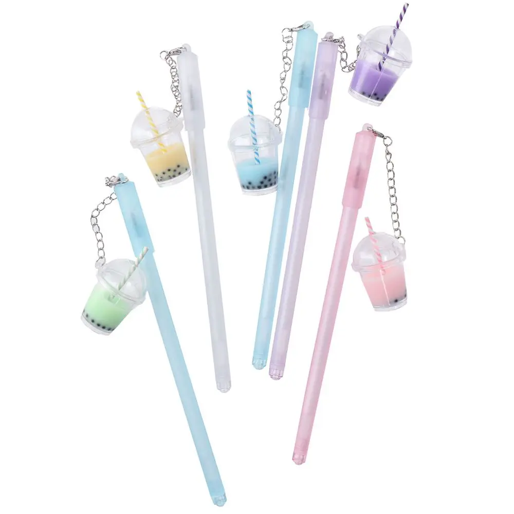 

5Pcs Plastic Black Ink Pens New Pens Ink Gel Pens Office
