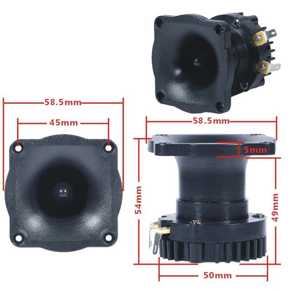 Portable TI Film Tweeter 60W with Impressive Sensitivity Ratings for Home Theaters and DIY Use