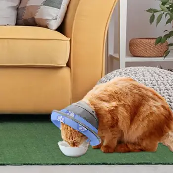 Neck Guard Pet Collar Breathable Cute Print Collar Dog Lick Protection Washable Pearl Cotton Cat Collar Cone Postoperative Care 3