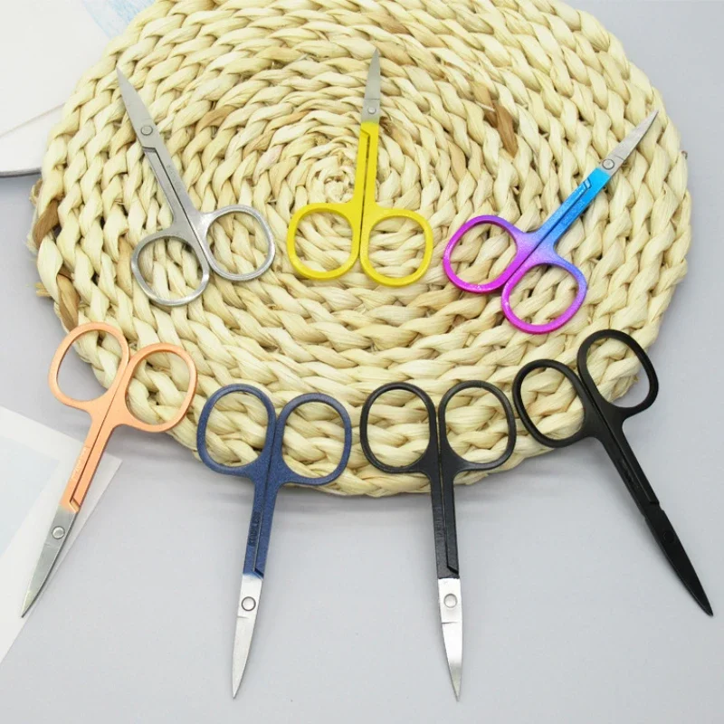 1 Pc Eyebrow Scissor Makeup Eyelash Trimmer Facial Hair Remover Manicure Nail Cuticle Scissors Beauty Tools Eyelash Scissors 3