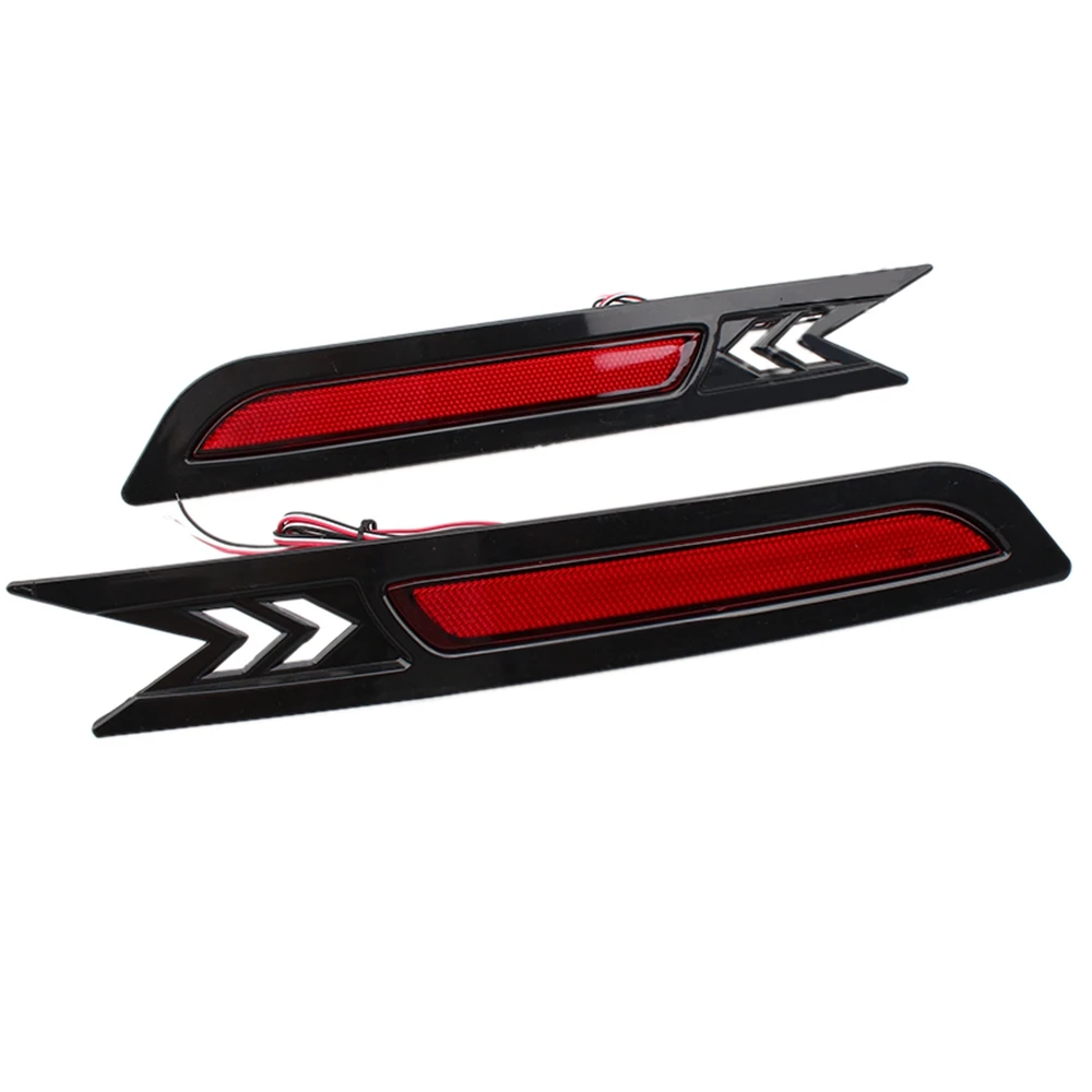 2Pcs Car LED Tail Rear Bumper Reflector Light for Honda CRV 2010 2011