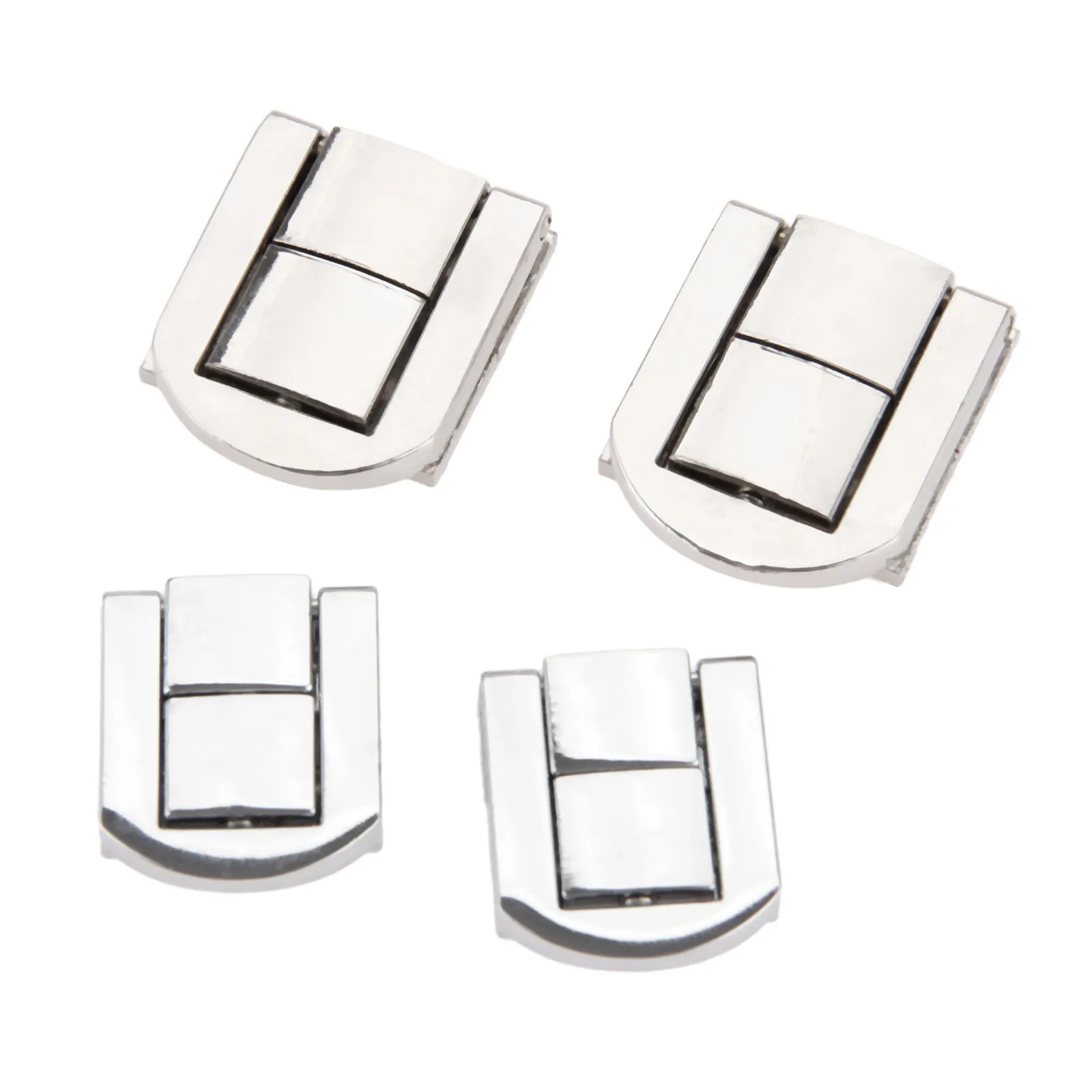 2pcs Jewelry Box Hasps Alloy Lock Catch Latches For Jewelry Chest Box Suitcase Buckle Clip Clasp