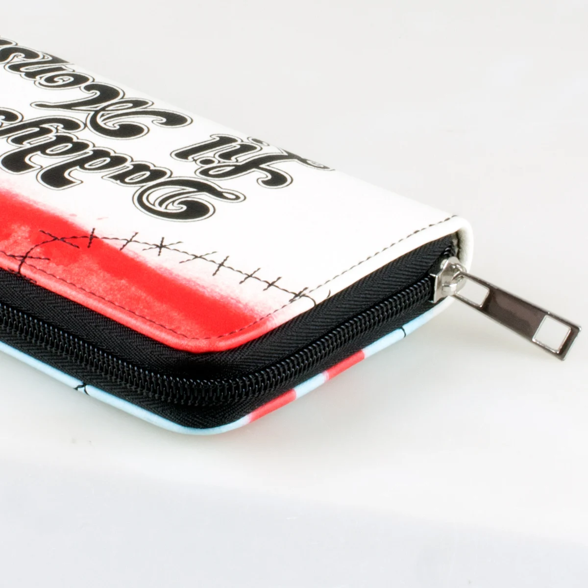 Christmas Gift Embroidery Zipper Wallet Printing Fashion Large Capacity Card Bag Zero Wallet