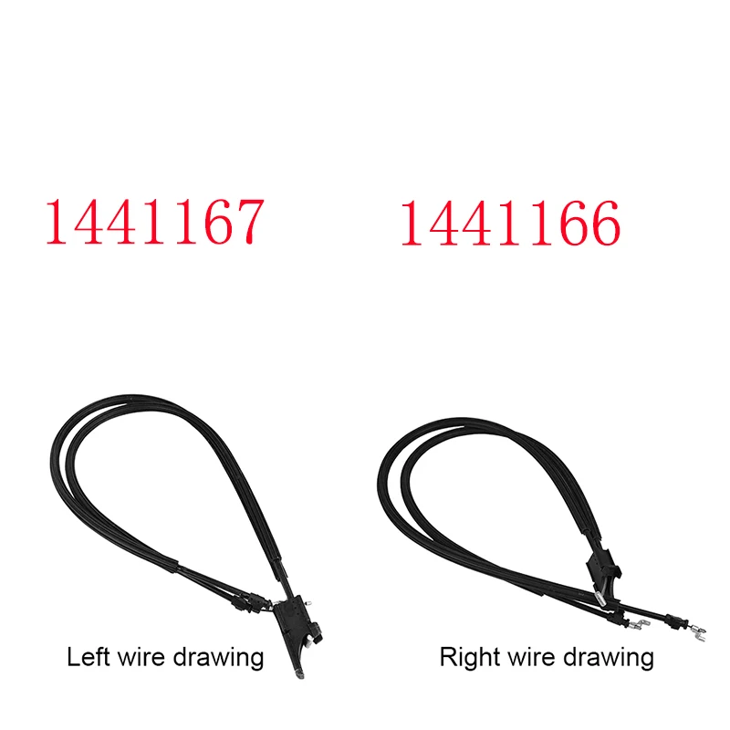Right Hand Front Driver Seat Tilt Cable #1441166 For Ford Fiesta