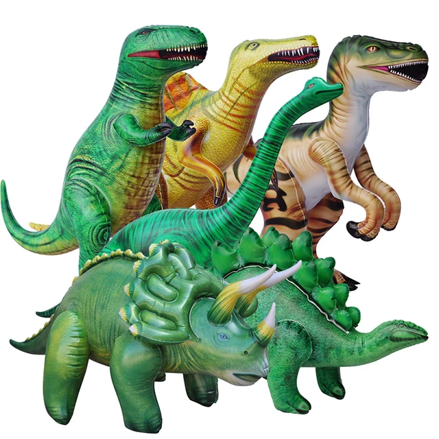 Inflatable Dinosaur Balloons Dino Baby Birthday Party Decoration Supply Jurassic Animals Raptor Brachiosaurus Toys Kids Favor 1X 4