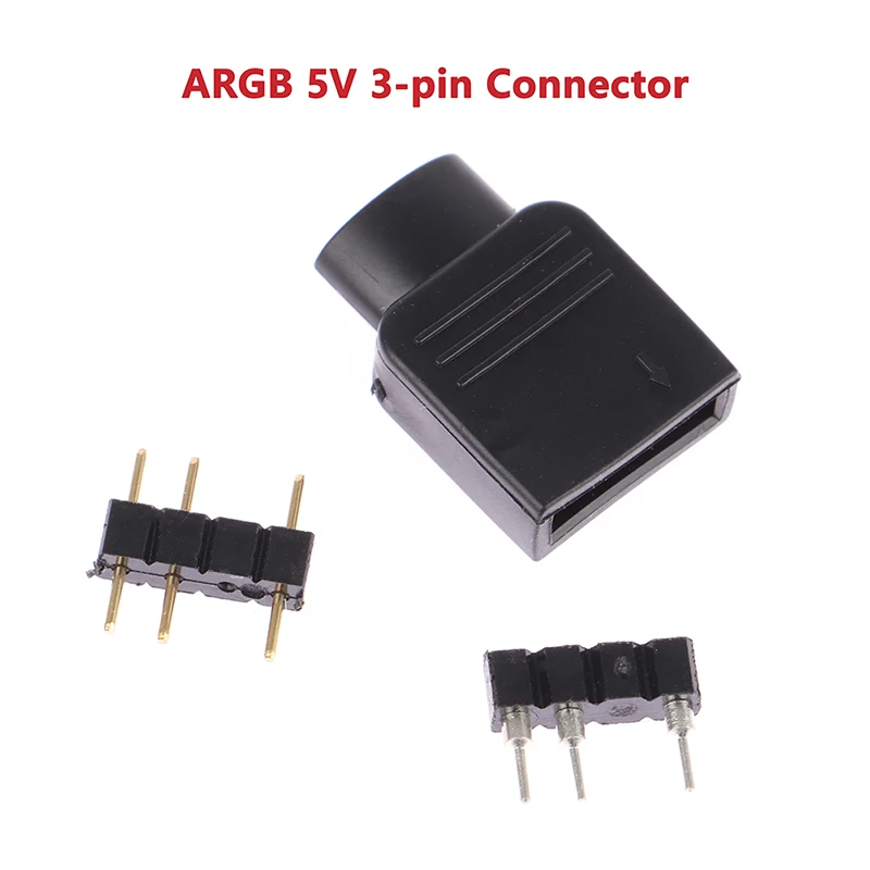 

1Set ARGB 5V 3Pin Connector Adapter with Inner Core Plug Connector Terminal Housing for ASUS Motherboard