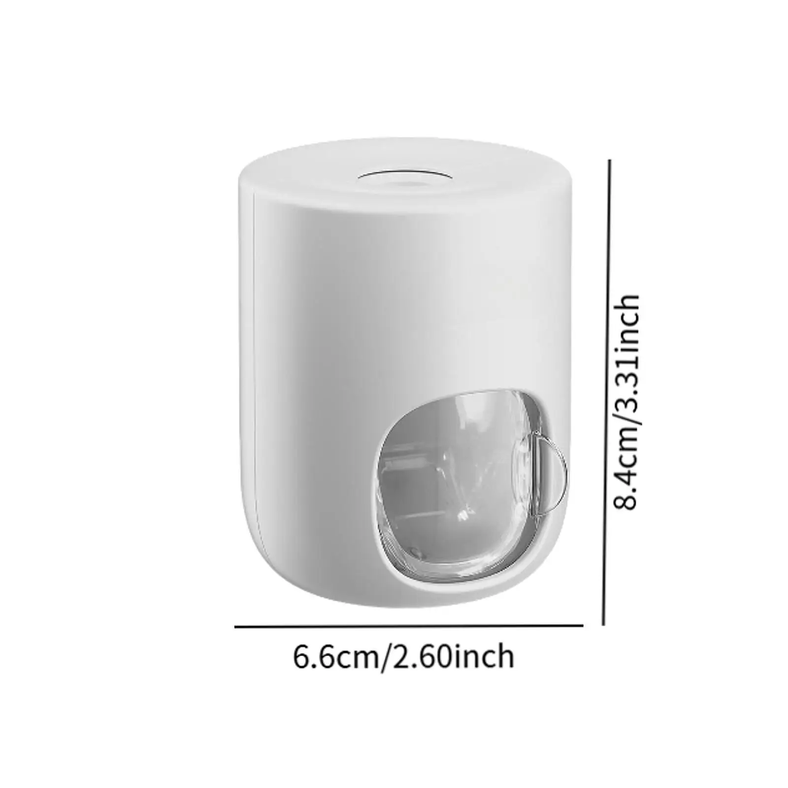 Automatic Toothpaste Dispenser Labor Saving ABS Holder Wall Mount for Bathroom Storage