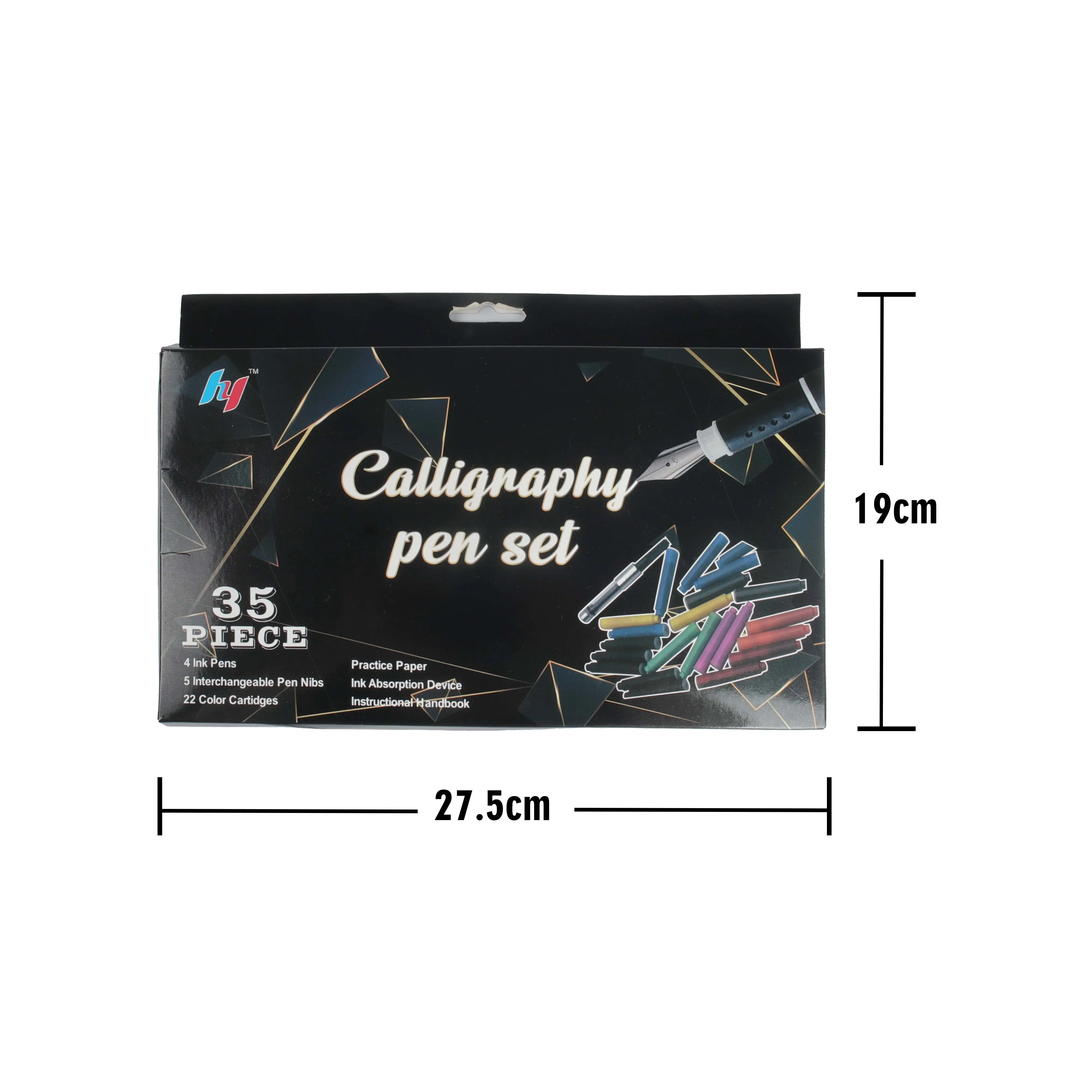 Calligraphy Pen Set 35pcs/Set with Pen Holder Nibs Colorfull Ink Sac Rocker Blotter Comic Art Supplies Statione SeamiArt