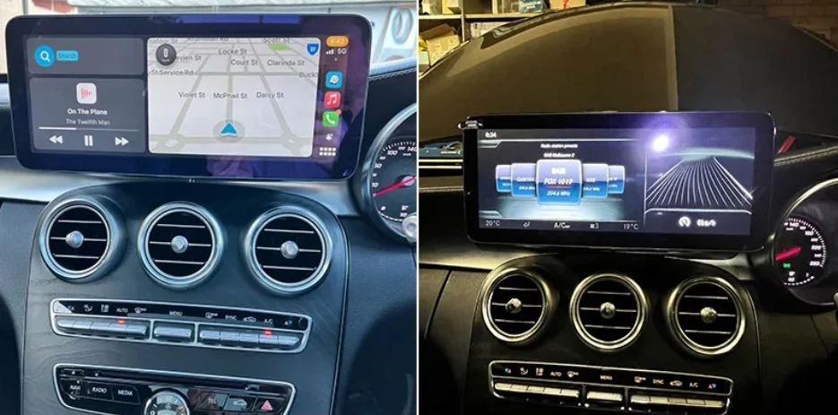 MEKEDE Android 14 Auto Auto Radio GPS Navigation Stereo Für Mercedes-Benz C-Klasse W205 GLC X253 V-Klasse W446 Drahtlose CarPlay BT – Detail 8