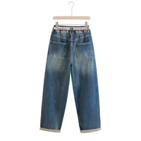 Fashion Plus Size Women's Jeans Design Belt Premium Stretch Denim Full Length Harem Pants Autumn 2025 - Image 5