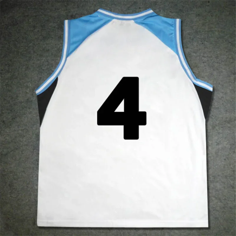 3D Anime Kuroko no Basket Basuke Cosplay Rakuzan School Uniform Akashi Seijuro Basketball Jersey Sportswear T-shirt