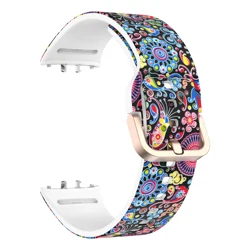Stylish Sport Rubber Band - Printed Silicone Bracelet Strap Accessory - Galaxy Fit (Jellyfish)