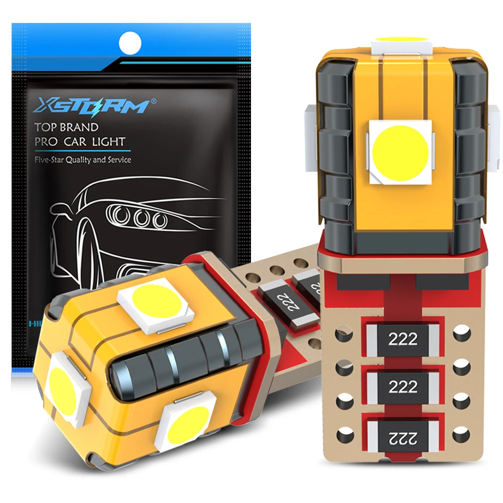 XSTORM T10 LED Light Bulb, W5W 194 3030 5SMD 3400LM 12V Car Signal Fog Brake License Plate Lamp