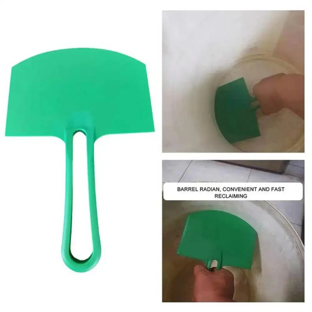 1/3Pc Curved Bucket Scoop Putty Knife Scraper Spackle Paint Drywall Finishing Plaster