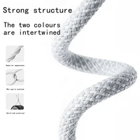 Usb C to Type C Fast Charging PD 60 Вт Кабель для мобильного телефона с датой для Iphone15 Android Samsung Huawei Тип C Плетеный зарядный кабель — изображение 4