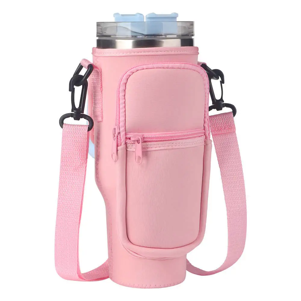 Stanley Cup Bag, Perfectly Compatible Stanley Holder with Strap, Water  Bottle Carrier for Stanley Quencher H2.0 Tumbler 40 oz Tumbler Accessories  Holder with Adjustable Shoulder Strap (Pink) - Yahoo Shopping