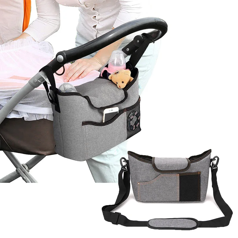 

Baby Stroller Bag Organizer Trolley Bag Portable Mummy Shoulder Bag Baby Diaper Bag Nappy Bag Bebe Pram Buggy Cart Hanging Bag