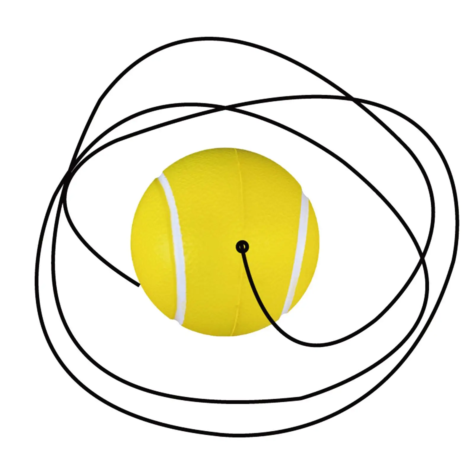 Tennis Training Ball, with String Self Tennis Training Tool Elastic for Trainer