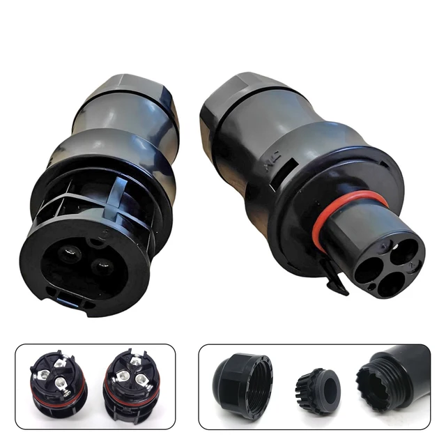 Lot De 3 Connecteurs PV Pour Panneau Solaire, Connecteur De Diode M-C-4