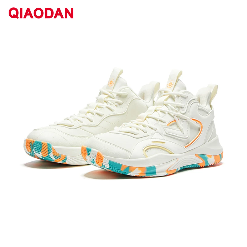 QIAODAN Basketball Shoes for Men 2023 Fashion New Shock-Absorbant Breathable Athletic Sports Shoes XM45220141G
