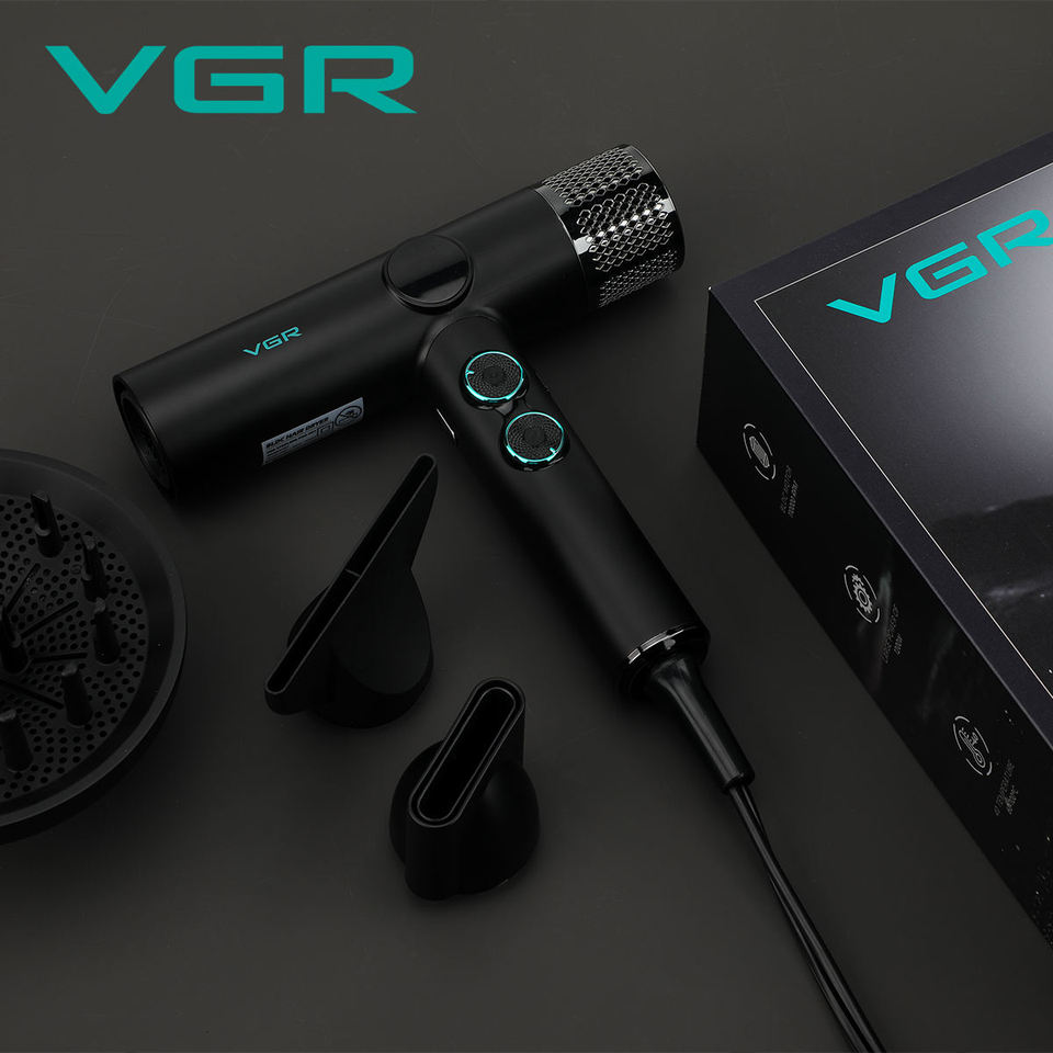  VGR Hair Dryer Professional Hot and Cold Adjustment 110000 RPM Blow Dryer Brushless Motor Hair Styling Blow Dryer Machine V-401 