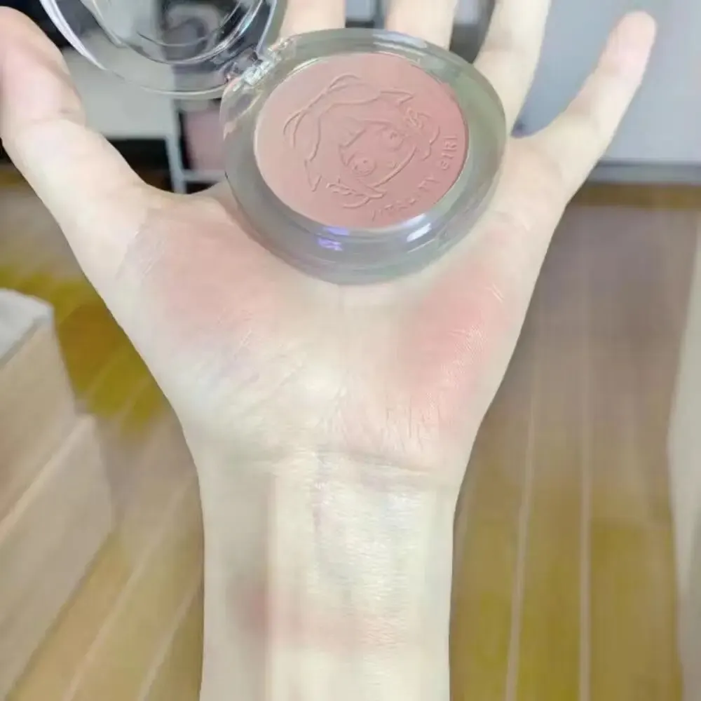 여성 핑크 활기찬 블러쉬 그라데이션 블러쉬, 내추럴 누드 하이 라이트 컨투어링 디스크, 섬세하고 날기 쉬움 