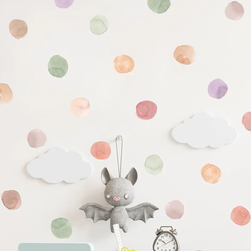 Bohemian dot stickers kid's room kindergarten DIY decoration self adhesive wall decal luminous wall stickers wall stickers vinyl decal stickers