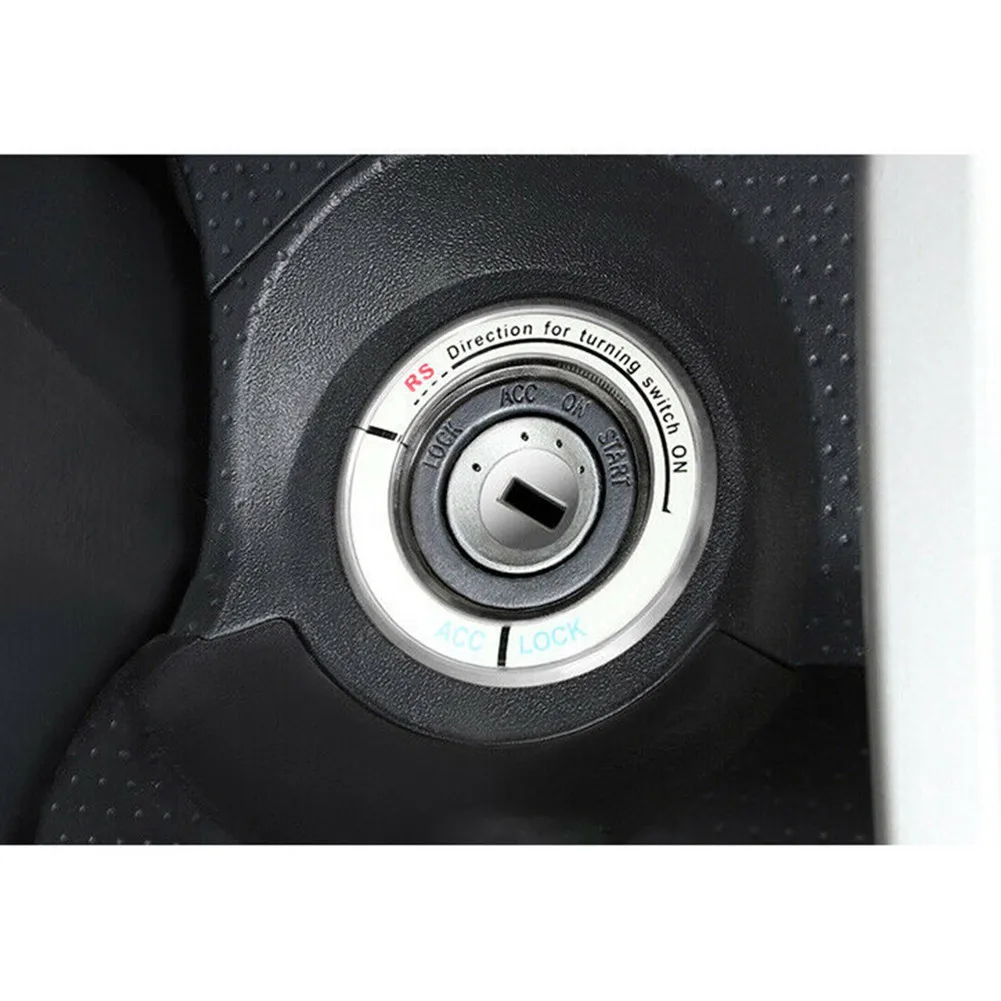 

Durable Useful Ignition Switch Trim Replacement Button Accessories Aluminum For Toyota FJ Cruiser 07-2014