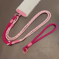 3 in 1 120cm Crossbody Mobile Phone Hanging Rope Neck Lanyard Wrist Strap Removable Phone Lanyard Water Cup Hanging Rope 3